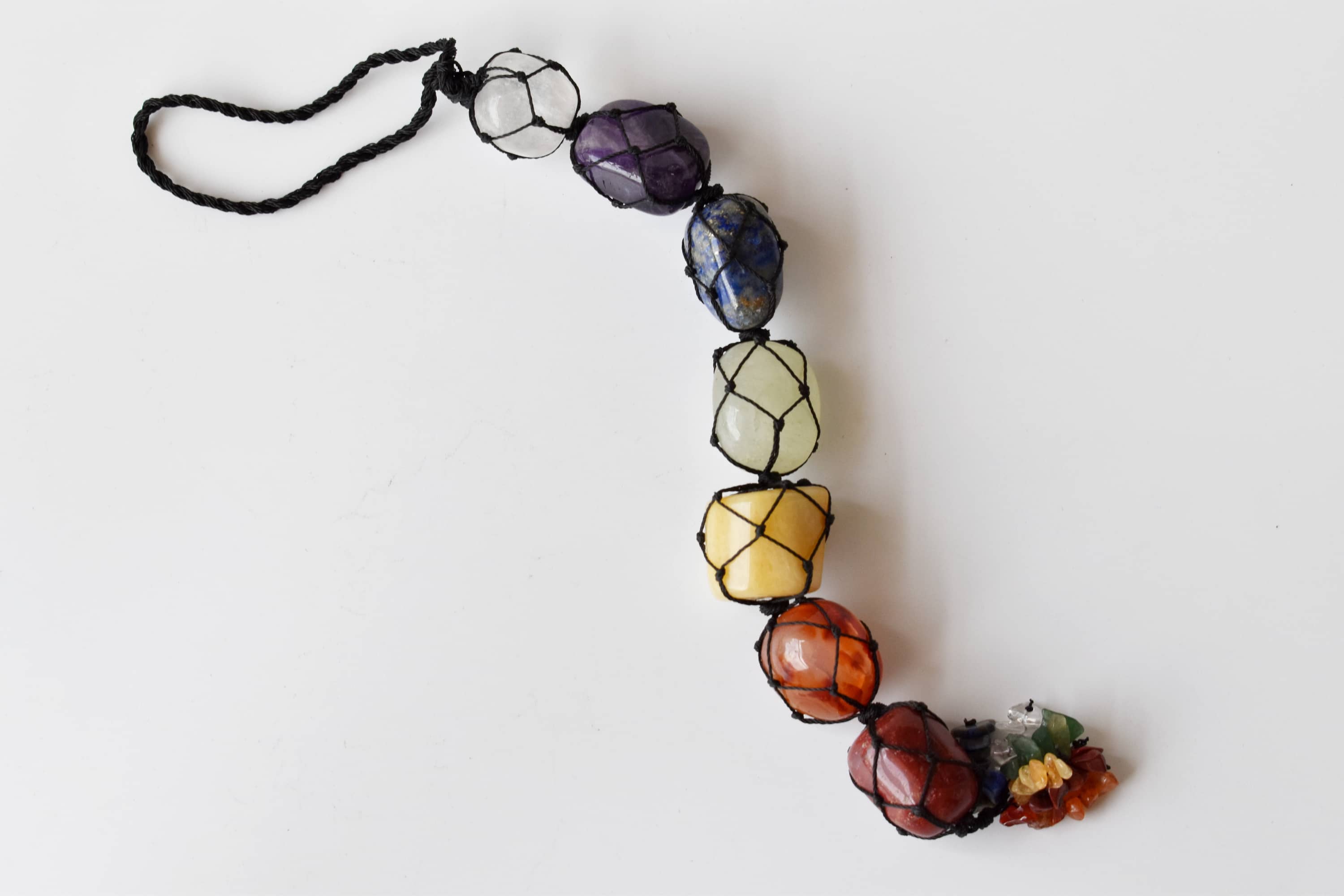 7 Chakra Crystal Hanger, Stone Hanger Car Accessories