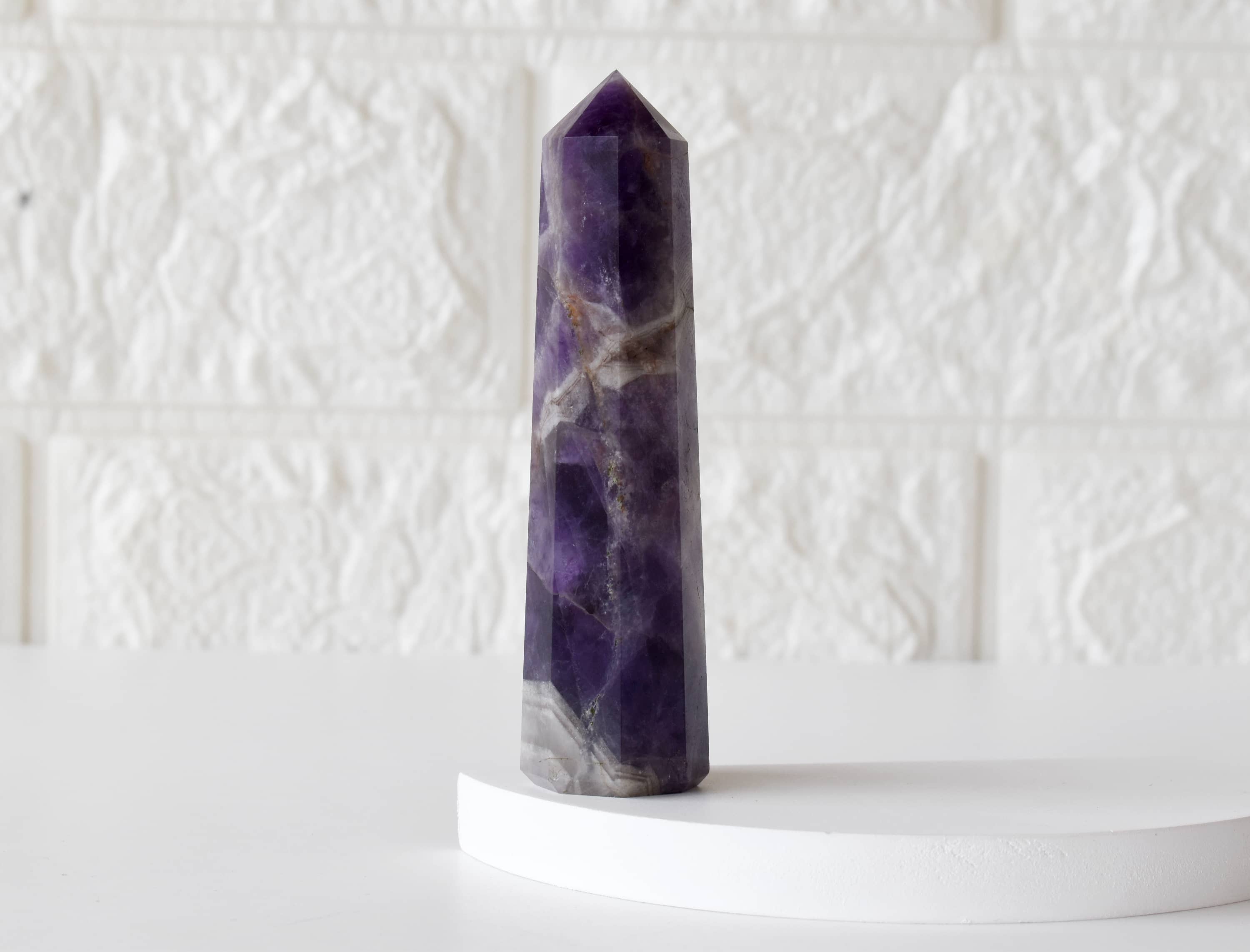 Amethyst Tower Point (Purification and Serenity)