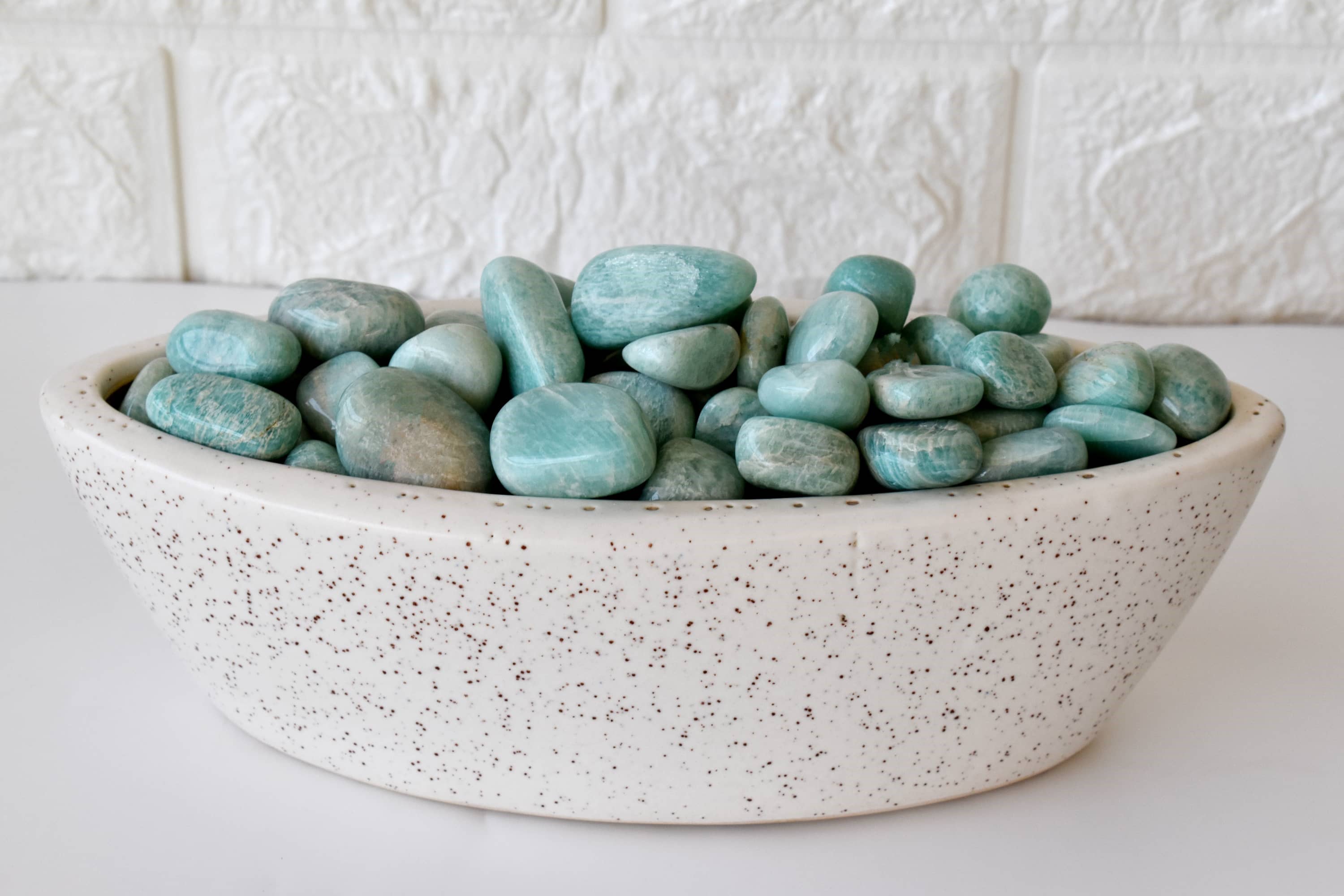 100 gram Amazonite Tumbled Stones ~ Healing Crystals