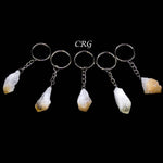 PACK OF 5 - Citrine Crystal Keychain