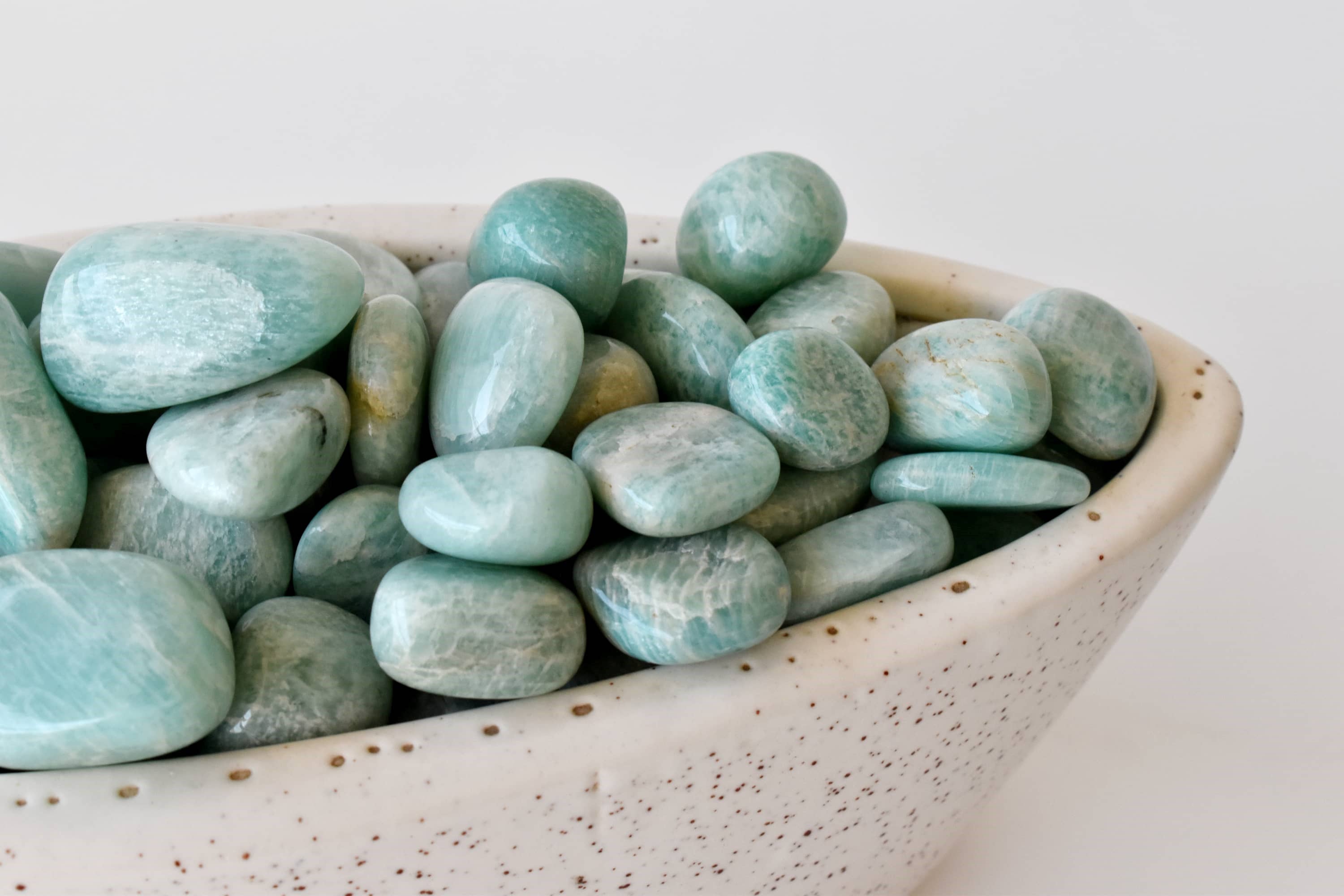 100 gram Amazonite Tumbled Stones ~ Healing Crystals