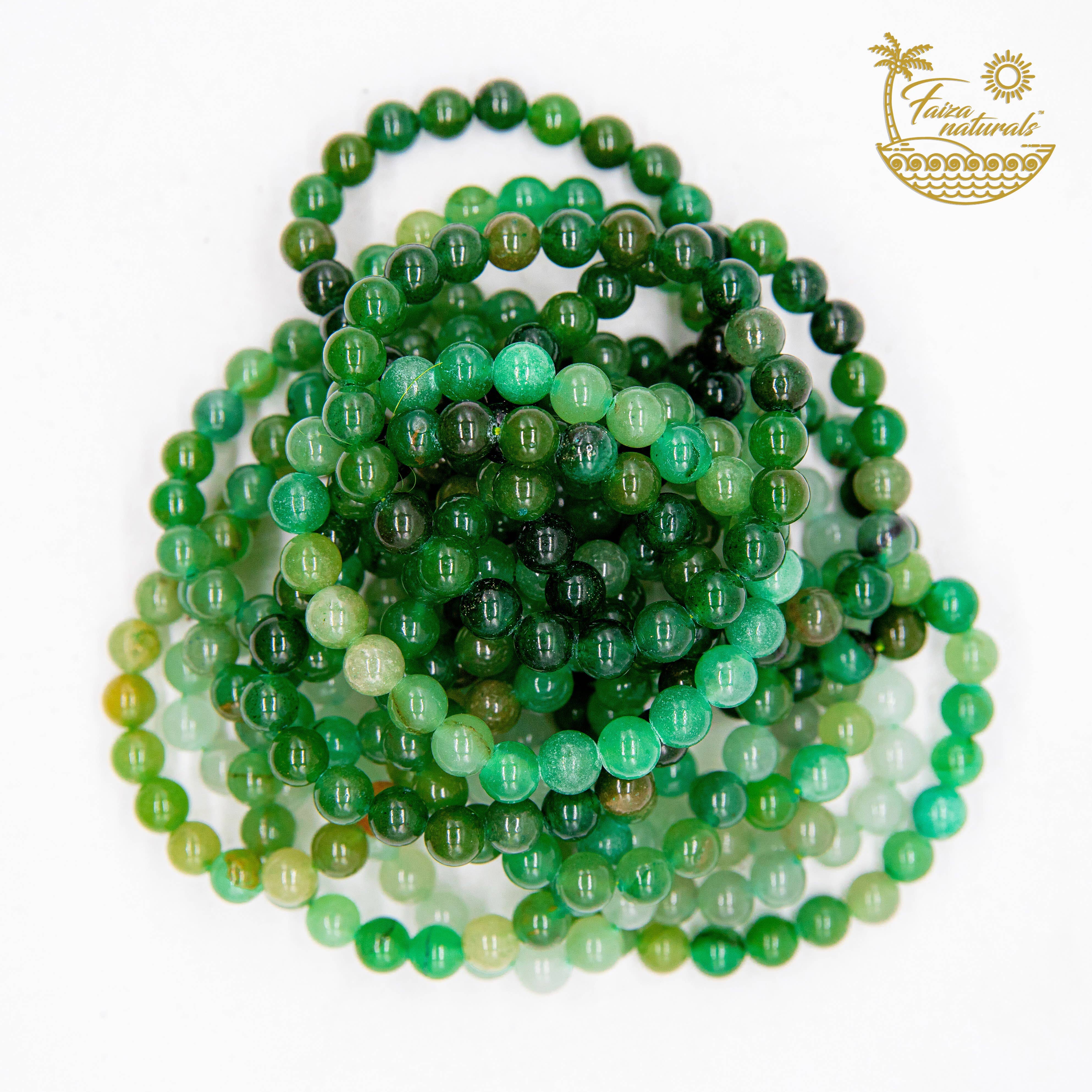 Green Aventurine Tumbled Crystal Bracelet