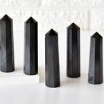 Black Shungite Tower Point (Purification and Inflammation)