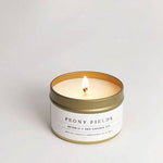 Peony Fields 4oz Travel Tin - Soy Candle