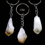 PACK OF 5 - Citrine Crystal Keychain