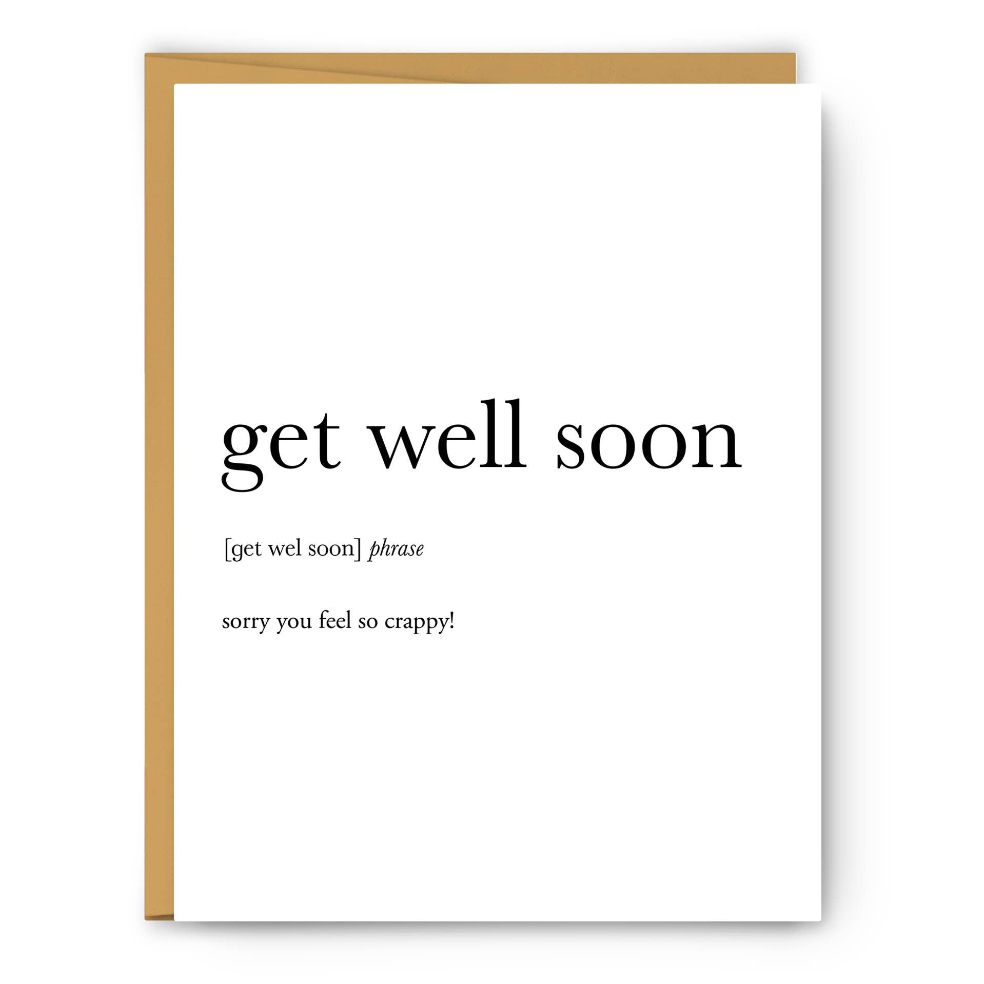 Get Well Soon Definition - Get Well Card