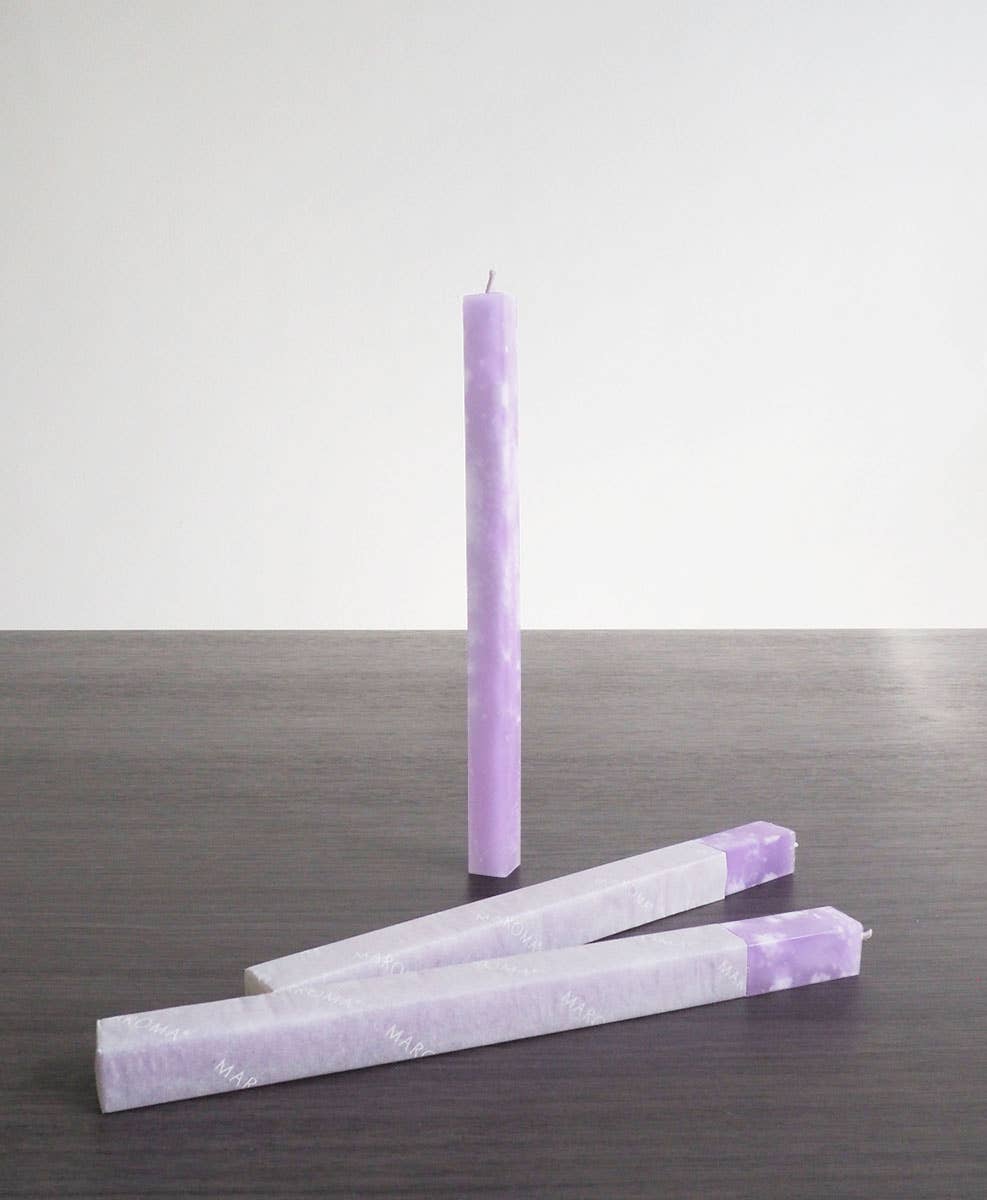 Square Taper Candle Lavender