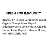 Fresh Pop Immunity - Healthy Sparkling Wellness Soda