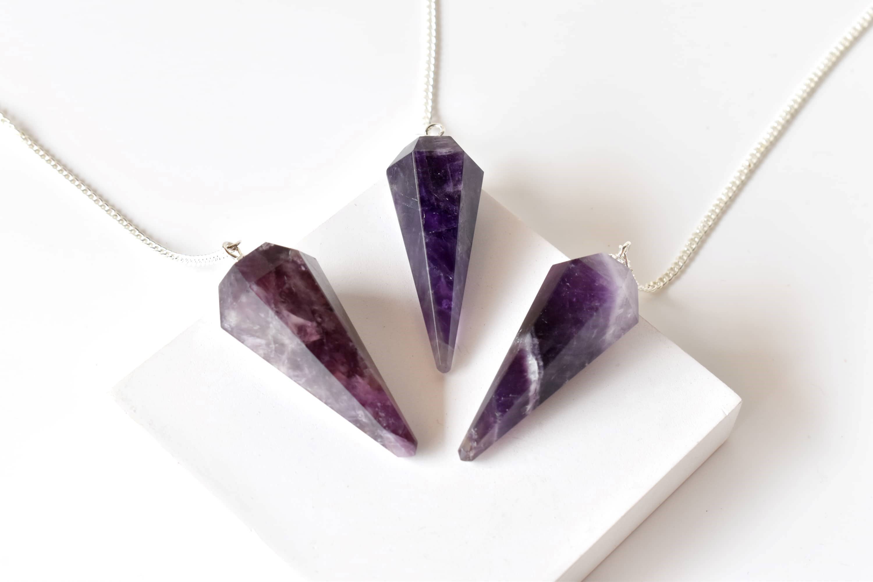 Amethyst Pendulum (Purification and Clairvoyance)