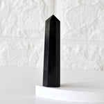 Black Shungite Tower Point (Purification and Inflammation)