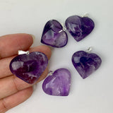 Crystal Heart Pendants | Choose a Stone!