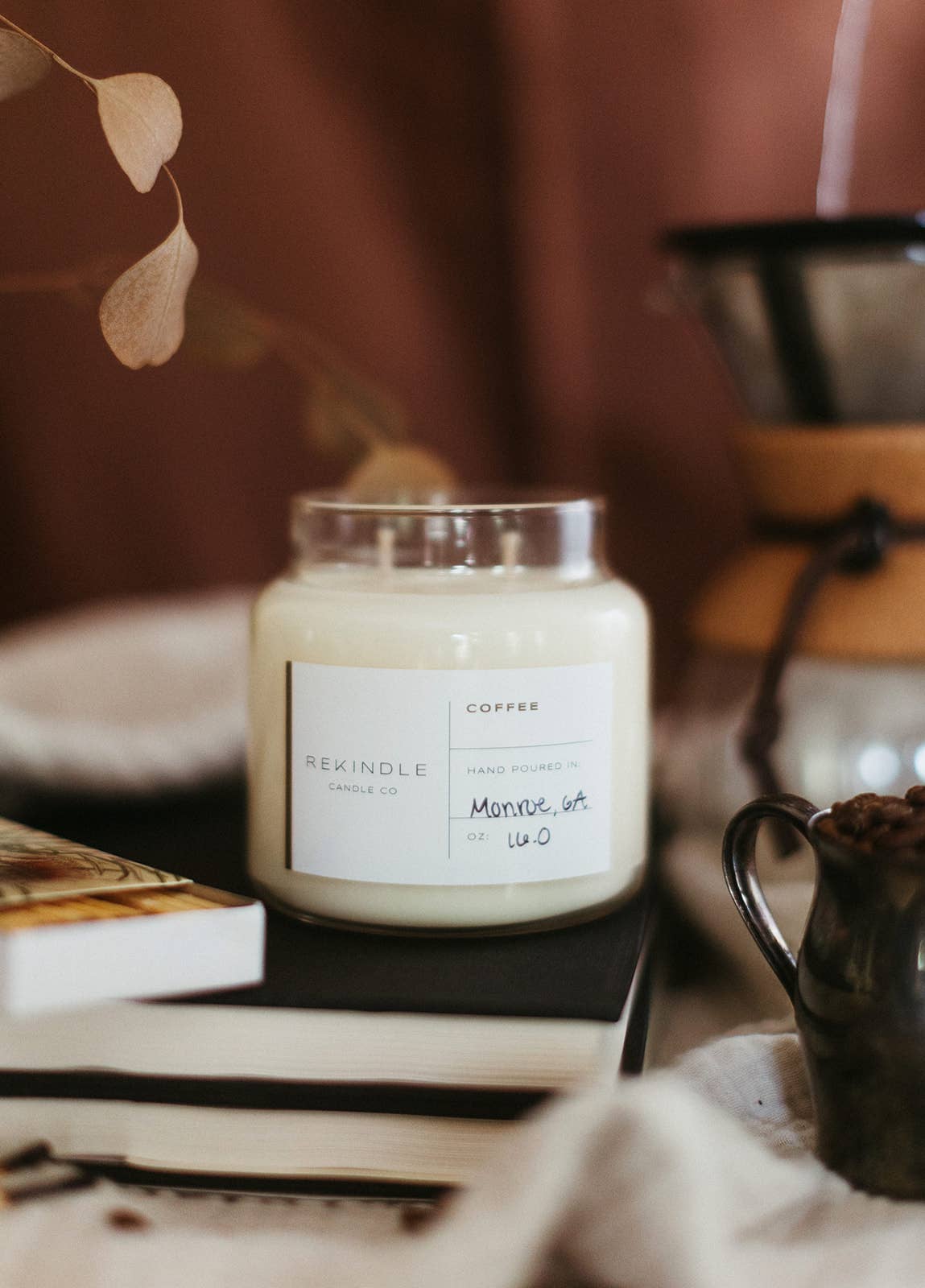 Coffee Cotton Wick Soy Candle