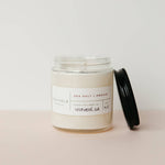 Sea Salt + Orchid Cotton Wick Soy Candle