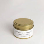 Citrus & Sunshine 4oz Travel Tin - Soy Candle