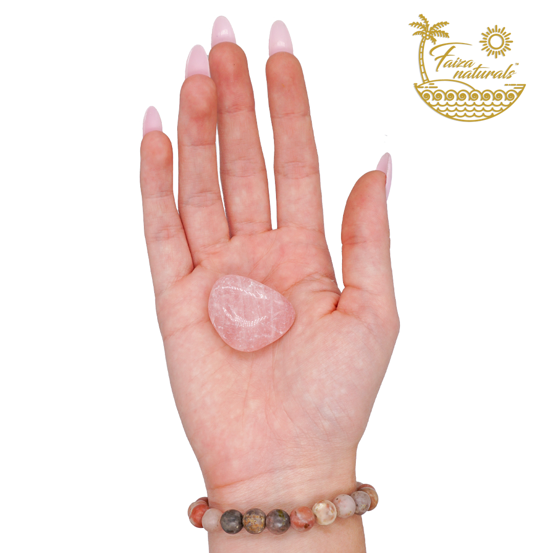 Rose Quartz Tumbled Crystals Bulk