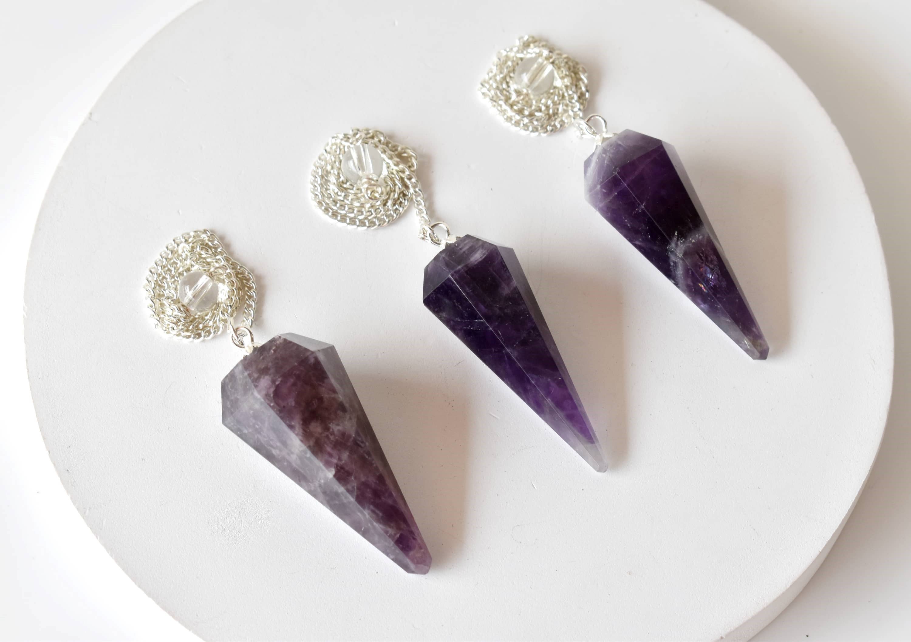 Amethyst Pendulum (Purification and Clairvoyance)