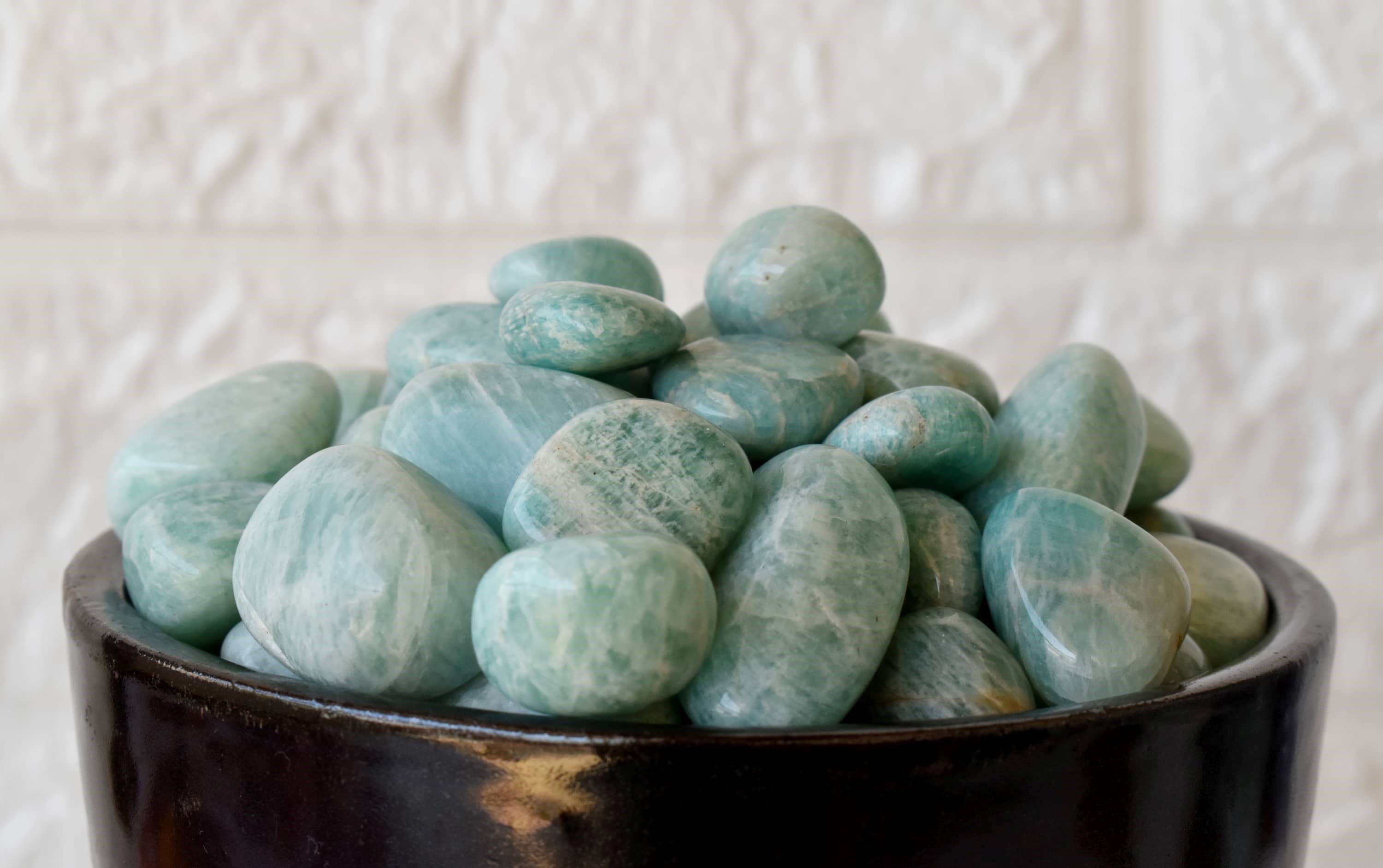 100 gram Amazonite Tumbled Stones ~ Healing Crystals