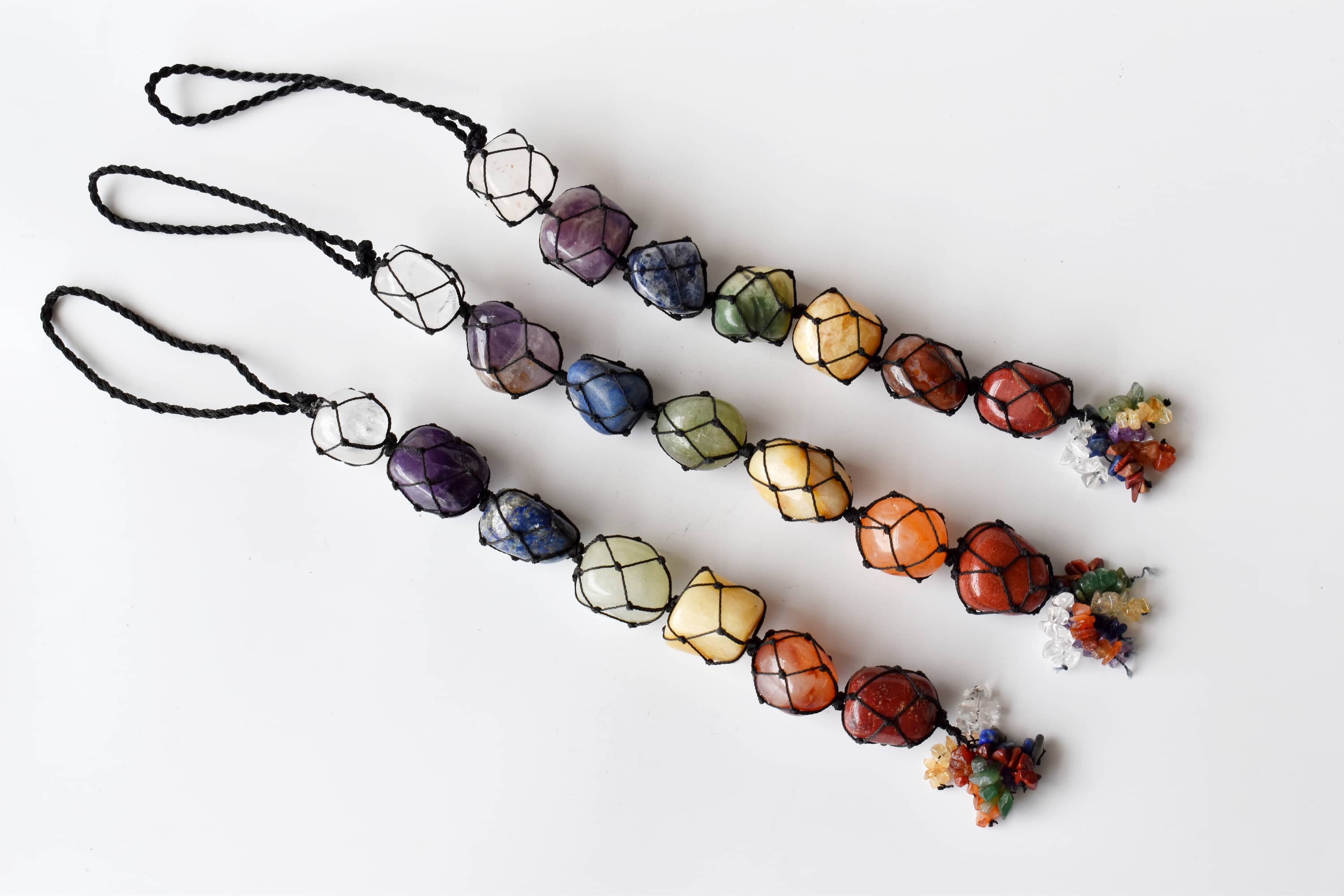 7 Chakra Crystal Hanger, Stone Hanger Car Accessories