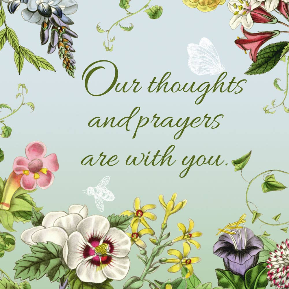 Fresh From the Garden Sympathy/Group  Scripture Card