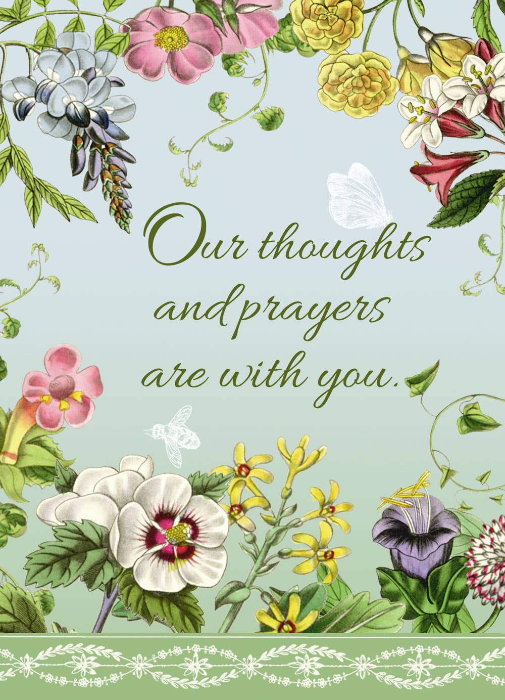 Fresh From the Garden Sympathy/Group  Scripture Card