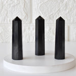 Black Shungite Tower Point (Purification and Inflammation)