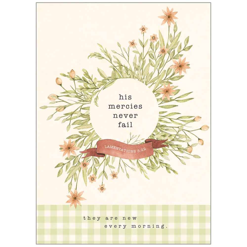 His Mercies Sympathy  Card