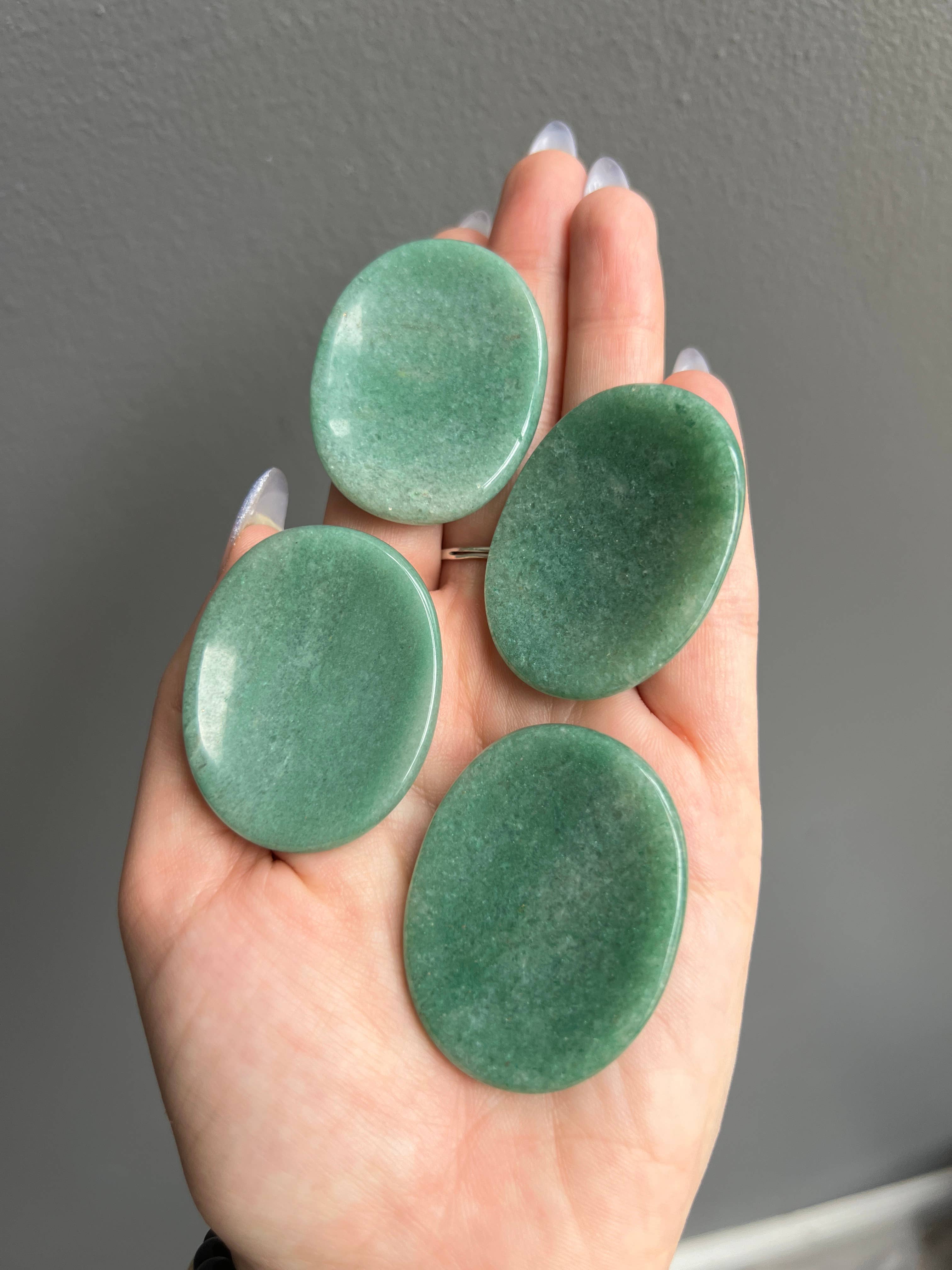 Green Aventurine Crystal Worry Stone