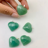 Crystal Heart Pendants | Choose a Stone!