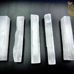 Selenite Crystal Wands (4 inch)  Imported from Morocco