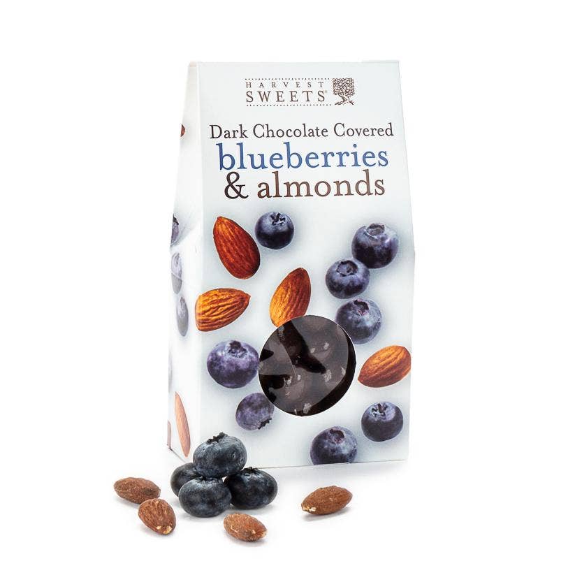 3.5 Oz Dark Chocolate Covered Blueberries & Almonds