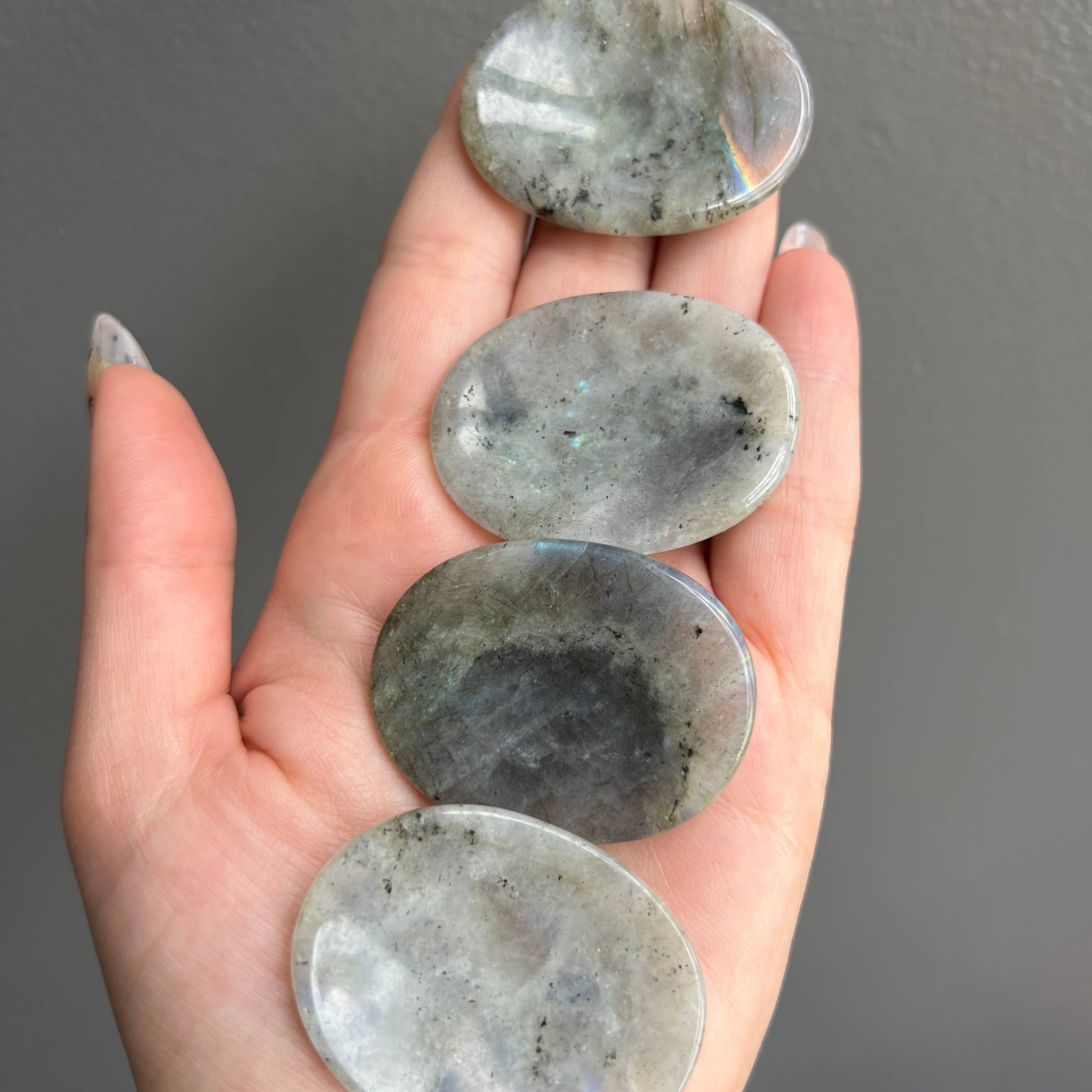 Labradorite Crystal Worry Stone