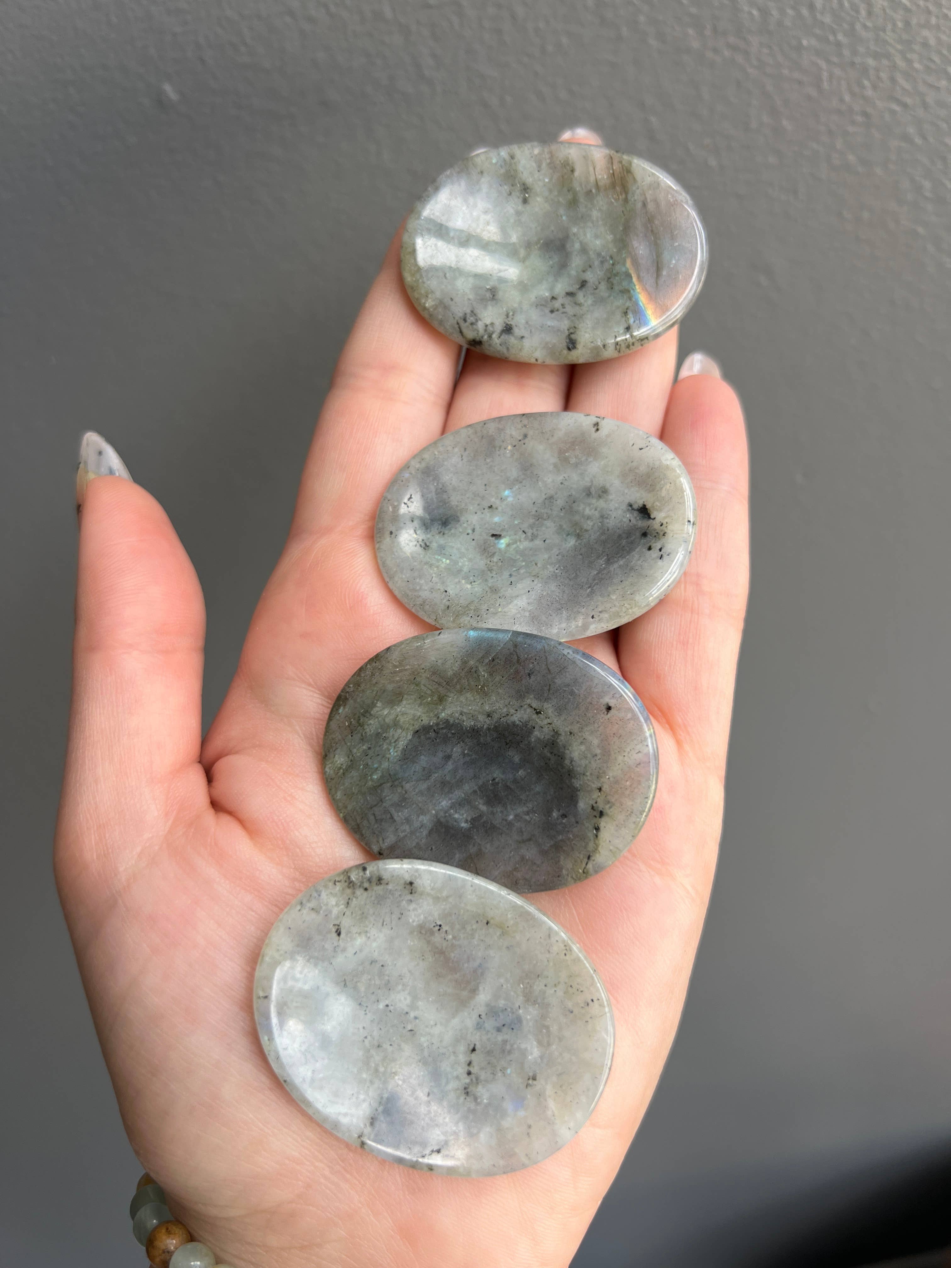 Labradorite Crystal Worry Stone