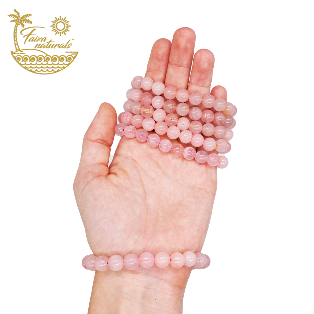 Rose Quartz Crystal Bracelets