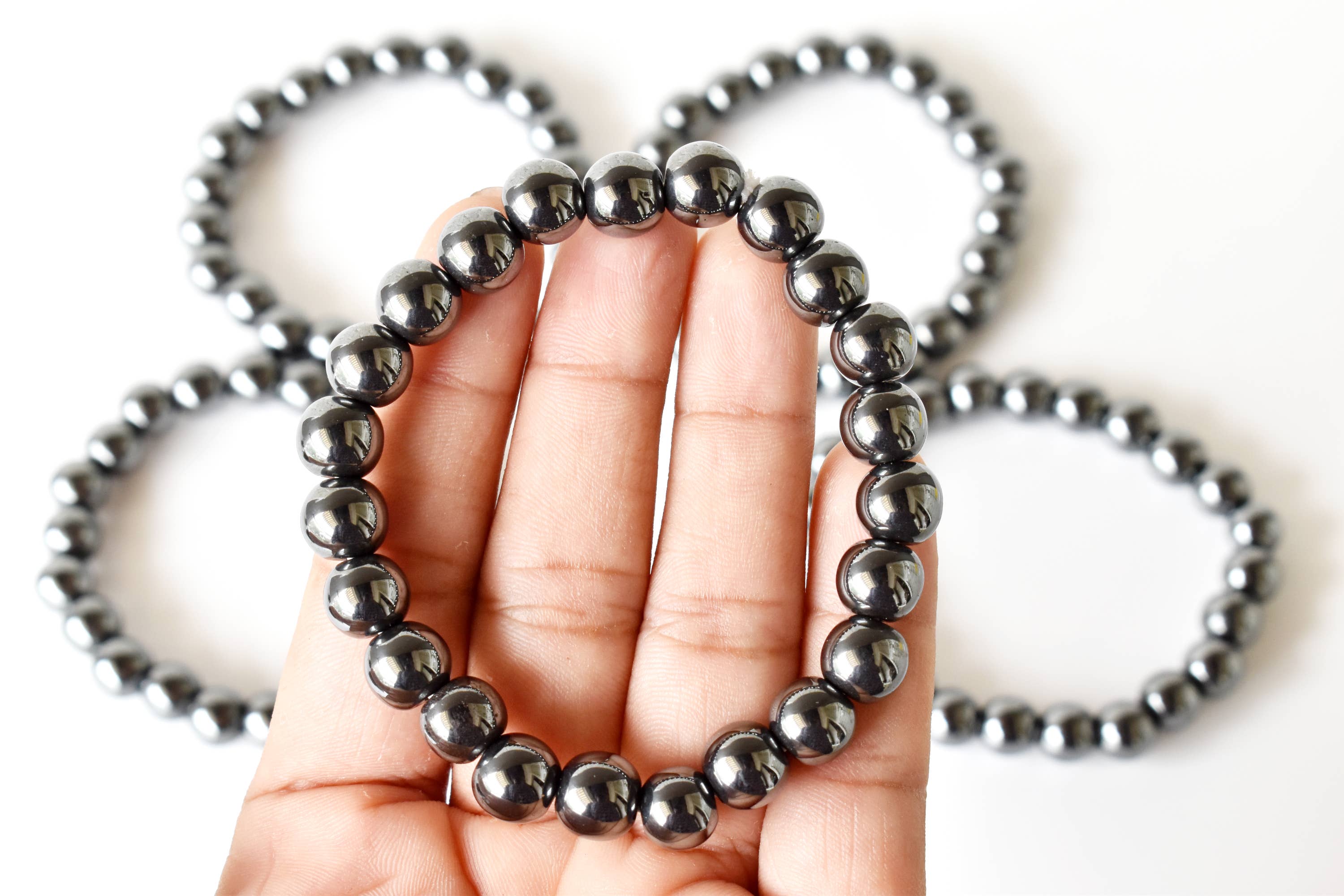 Hematite Bracelet (Alignment Of Chakra and Focus )