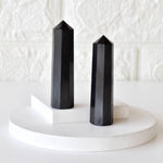 Black Shungite Tower Point (Purification and Inflammation)