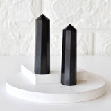 Black Shungite Tower Point (Purification and Inflammation)