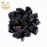 Black Obsidian Raw Crystals in Bulk