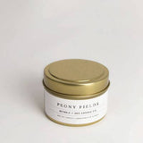 Peony Fields 4oz Travel Tin - Soy Candle