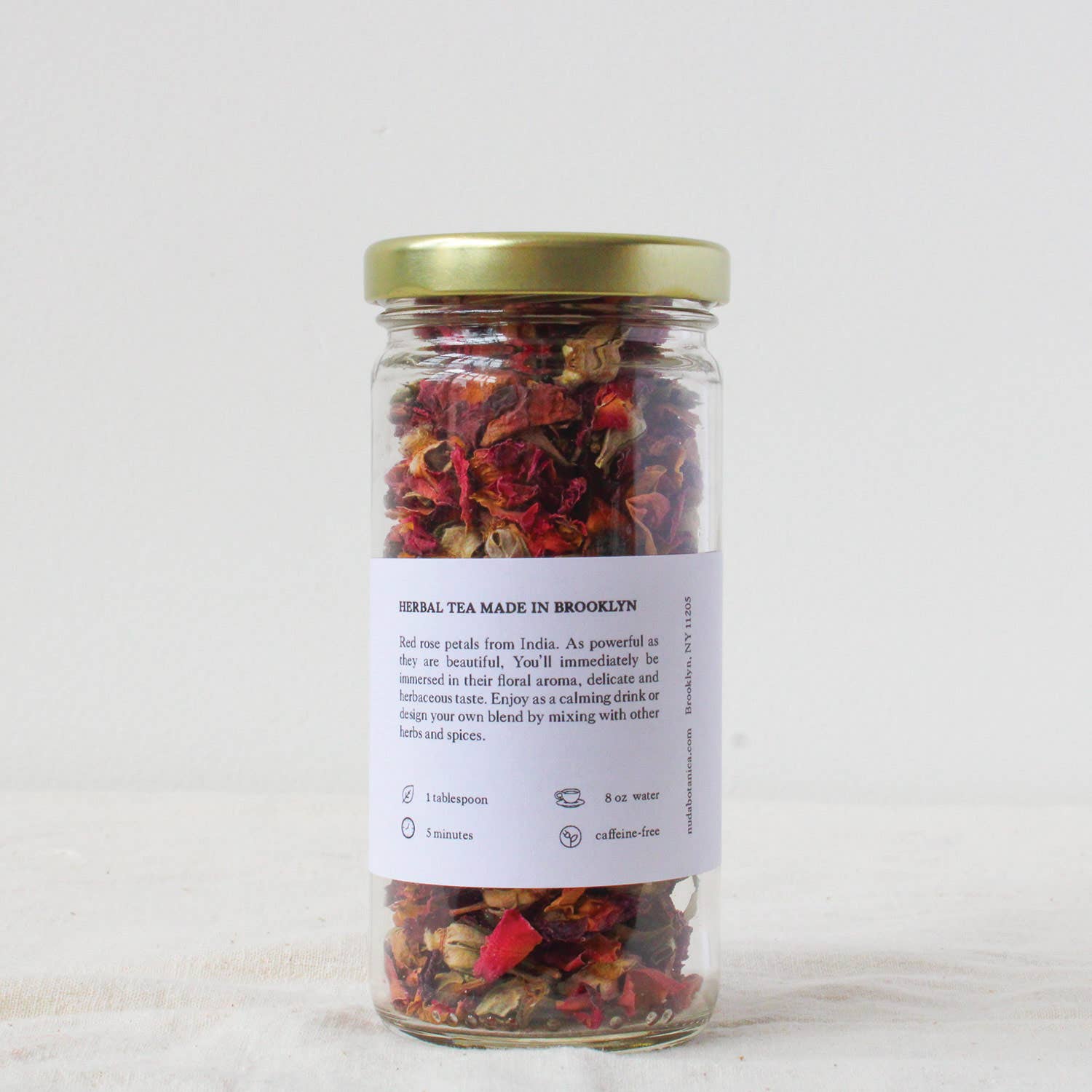 Red Rose Petals - Organic Herbal Tea - Loose Leaf