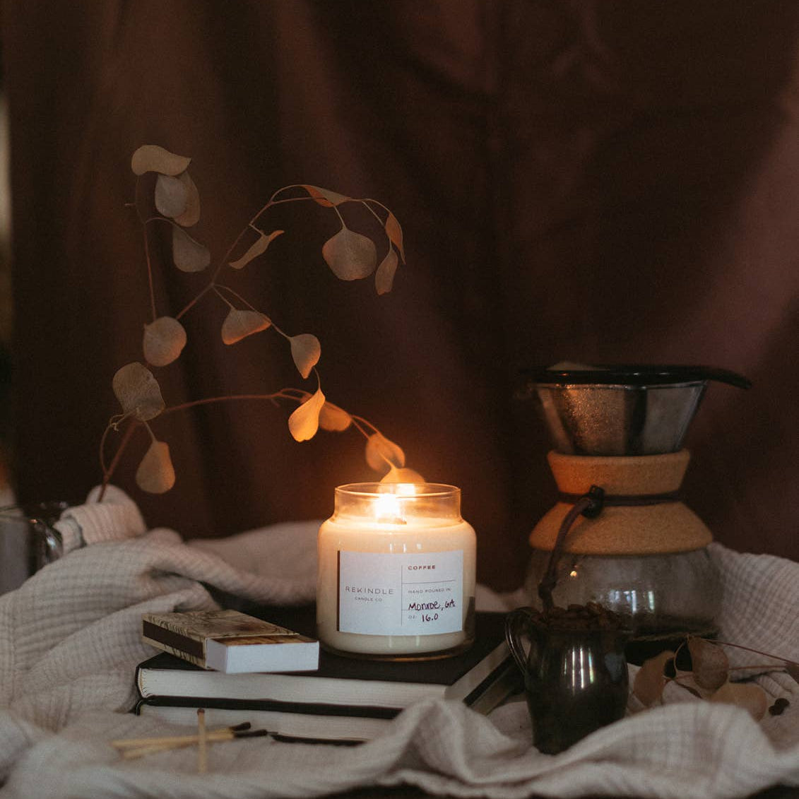 Coffee Cotton Wick Soy Candle