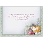 Bouquet Sympathy Card