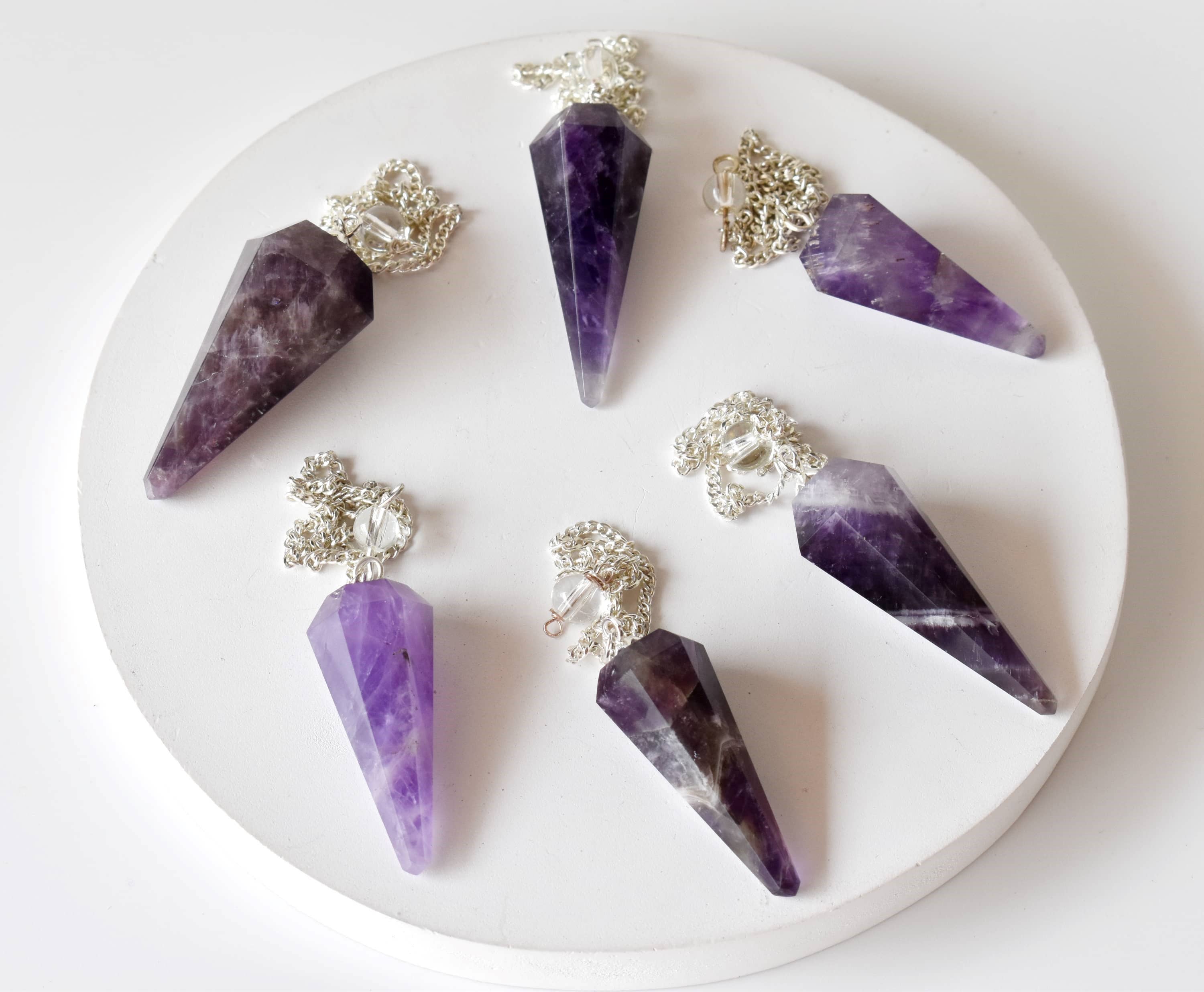 Amethyst Pendulum (Purification and Clairvoyance)