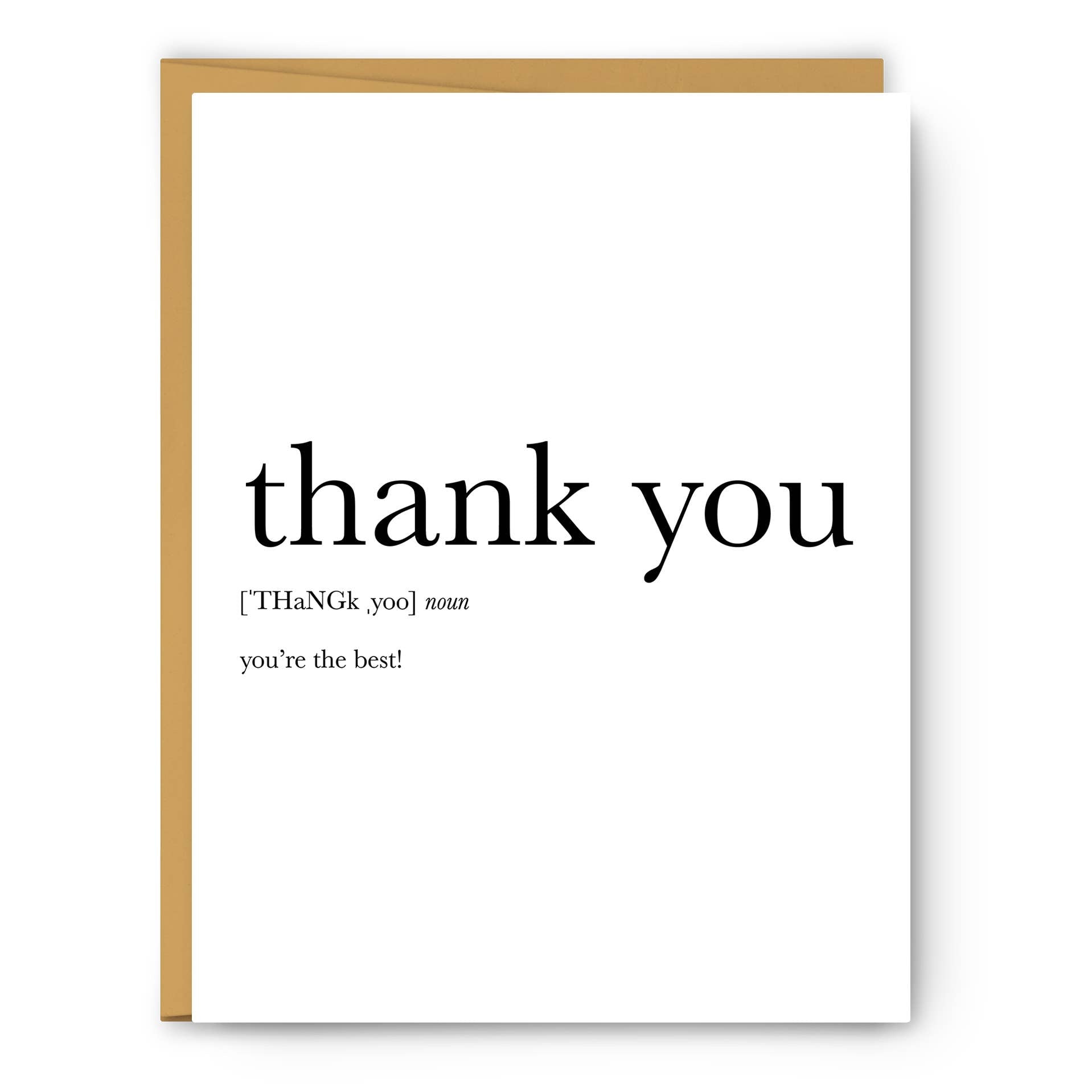 Thank You - Thank You Card