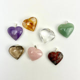 Crystal Heart Pendants | Choose a Stone!