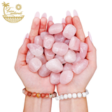 Rose Quartz Tumbled Crystals Bulk