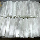 Selenite Crystal Wands (4 inch)  Imported from Morocco