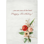 Small Bouquet  - Birthday Card