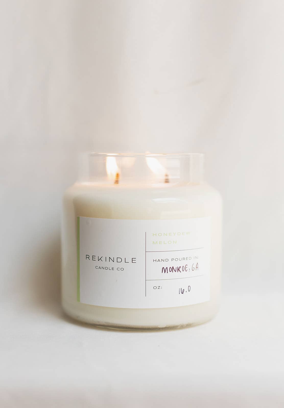 Honeydew Melon Cotton Wick Soy Candle