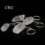 PACK OF 5 - Quartz Crystal Keychain