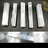 Selenite Crystal Wands (4 inch)  Imported from Morocco